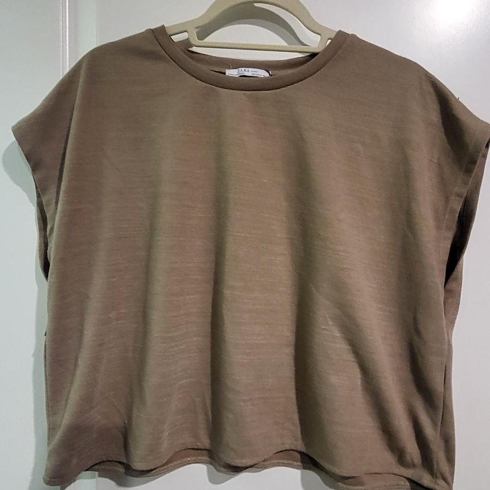 Zara Tan Short Sleeve Women's Tee